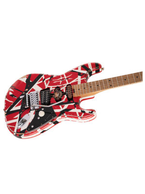 EVH Striped Series Frankenstein Frankie Red/Black/White