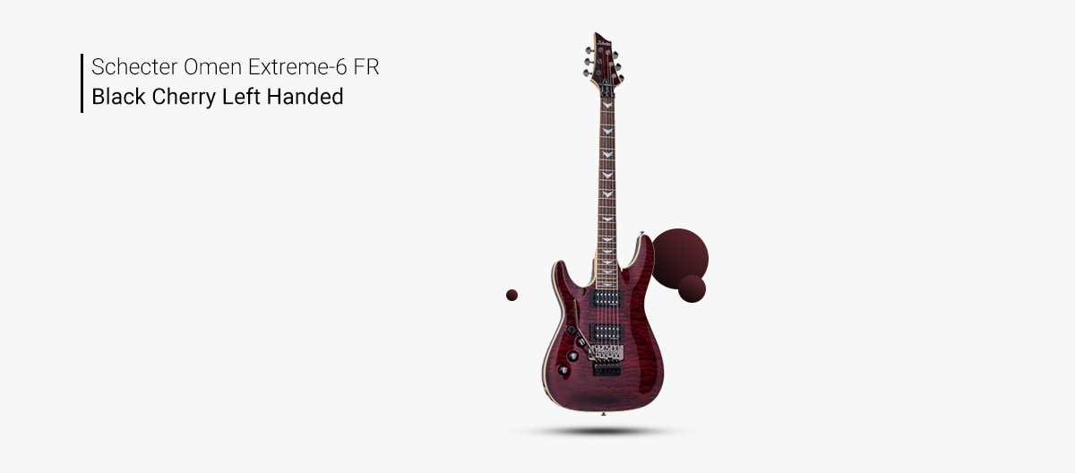 Schecter Omen Extreme-6 FR Black Cherry Left Handed