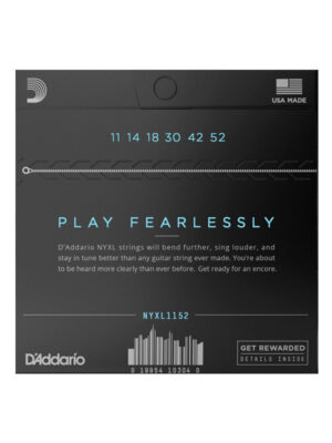 D’Addario NYXL Electric Guitar Strings Medium Top/Heavy Bottom 11-52