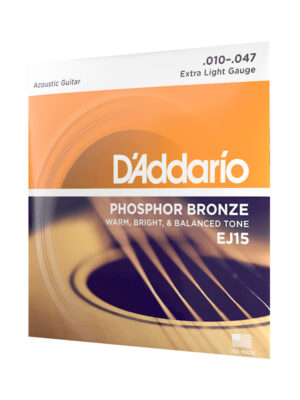 D’Addario Phosphor Bronze Acoustic Guitar Strings Extra Light 10-47