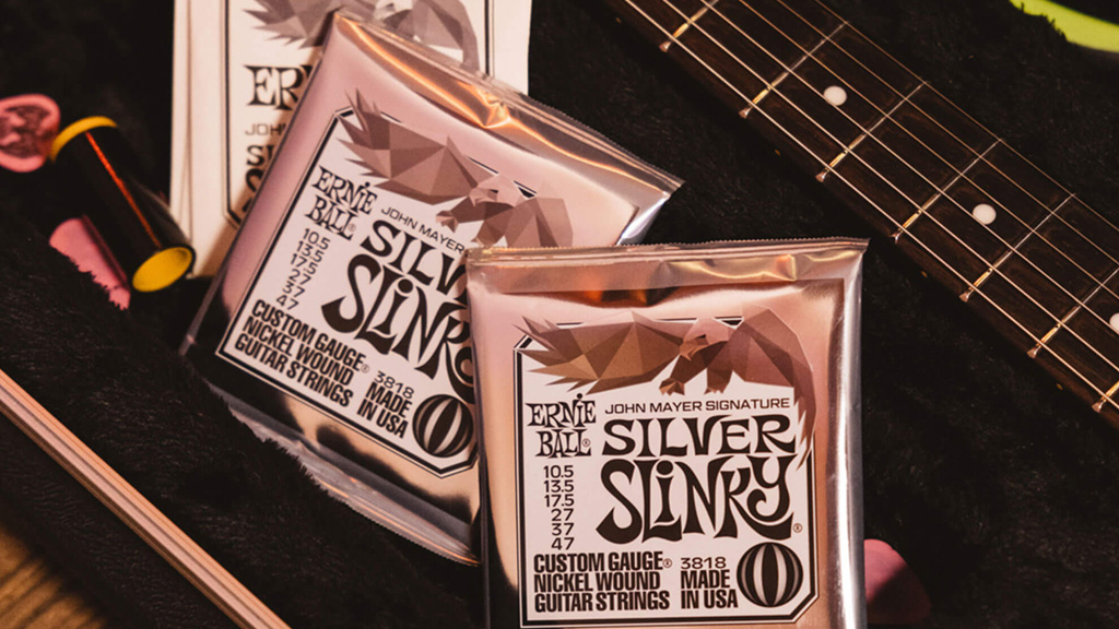 سیم گیتار الکتریک Ernie Ball Silver Slinky John Mayer Signature