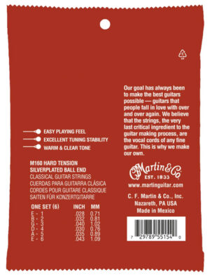 Martin Classical Nylon Guitar Strings Hard Tension