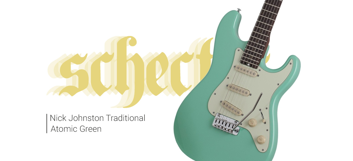 Schecter Nick Johnston Traditional Atomic Green