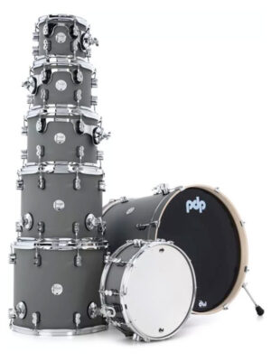 PDP Concept Maple 7-Piece Shell Pack Satin Pewter