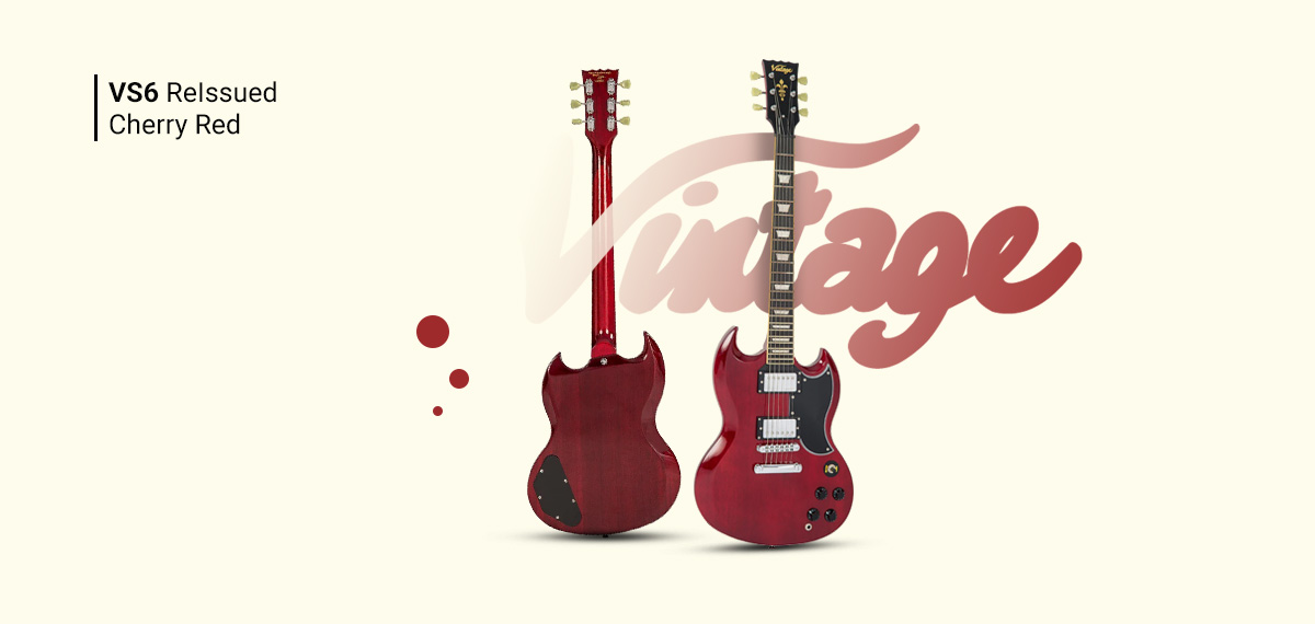 Vintage VS6 ReIssued Cherry Red