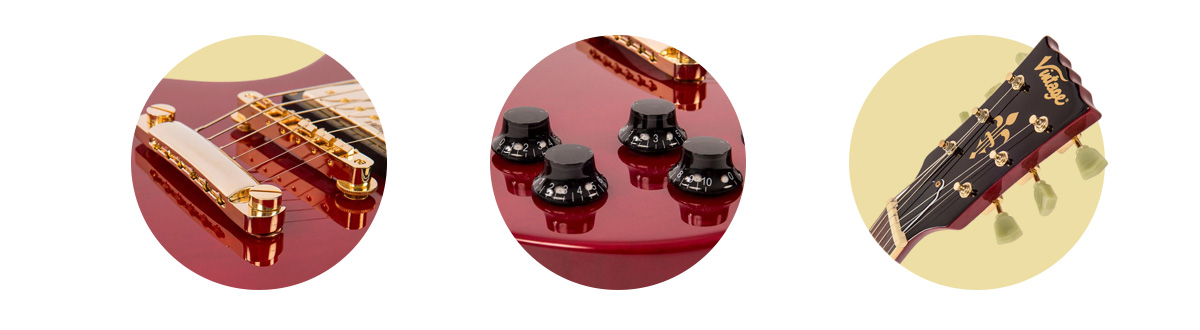Vintage VS6 ReIssued Cherry Red