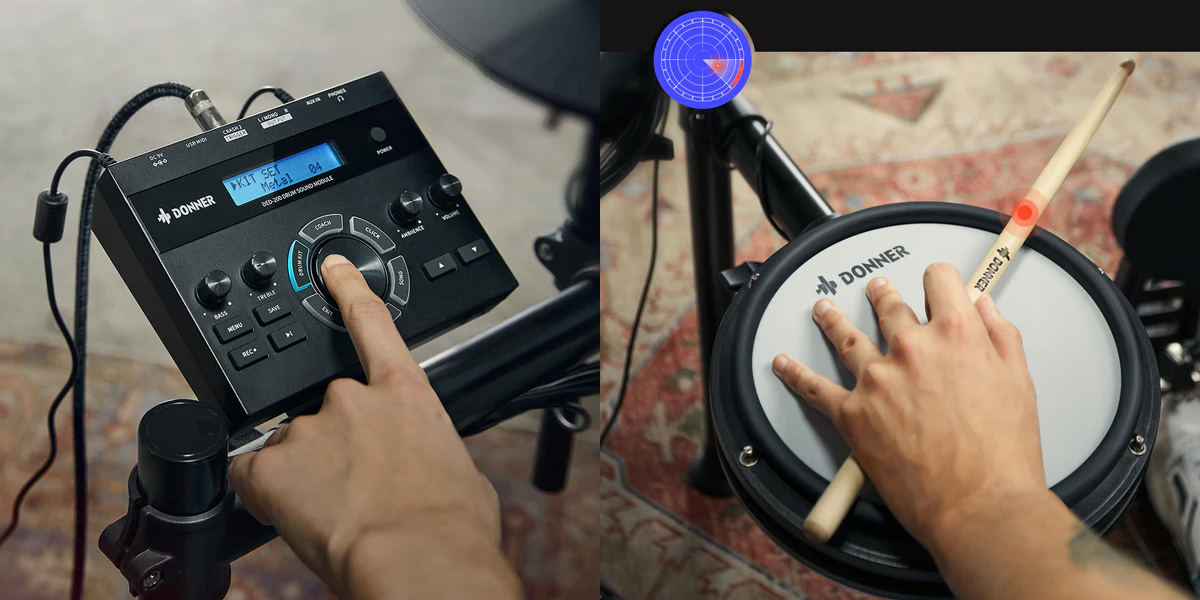 Donner DED-200 Electronic Drum Kit