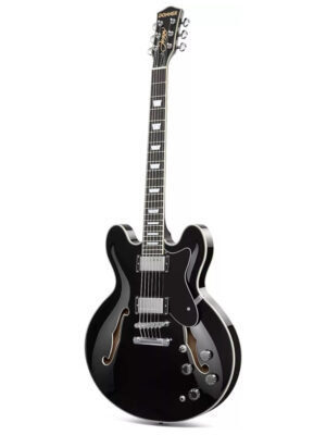 Donner DJP-1000 Semi-Hollow Electric Guitar Kit Black