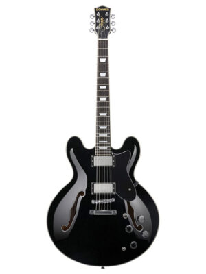 Donner DJP-1000 Semi-Hollow Electric Guitar Kit Black