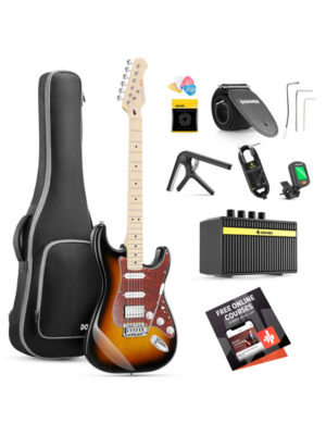 Donner DST-152S HSS Electric Guitar Kit Sunburst