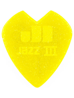 Dunlop Kirk Hammett Jazz III Pick Yellow Glitter