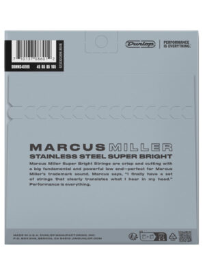 Dunlop Marcus Miller Super Bright Bass Strings 45-105