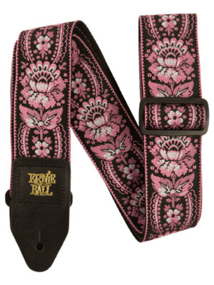 Ernie Ball Classic Jacquard Guitar Strap Pink Orleans