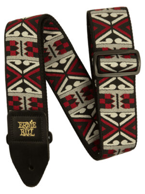 Ernie Ball Classic Jacquard Guitar Strap Primal Red