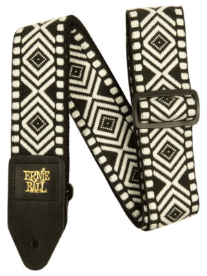 Ernie Ball Classic Jacquard Guitar Strap White Savannah