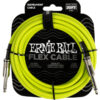 Ernie Ball Flex Instrument Cable Straight/Straight 20ft Green