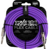 Ernie Ball Flex Instrument Cable Straight/Straight 20ft Purple