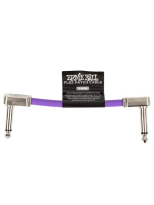 Ernie Ball Flex Patch Cable 3-Inch Purple