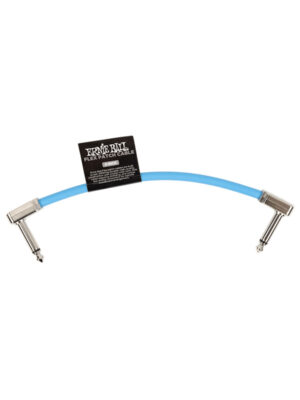 Ernie Ball Flex Patch Cable 6-Inch Blue