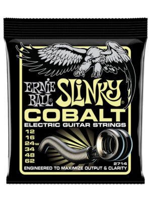 Ernie Ball Mammoth Slinky Cobalt Electric Guitar Strings 12-62 Gauge