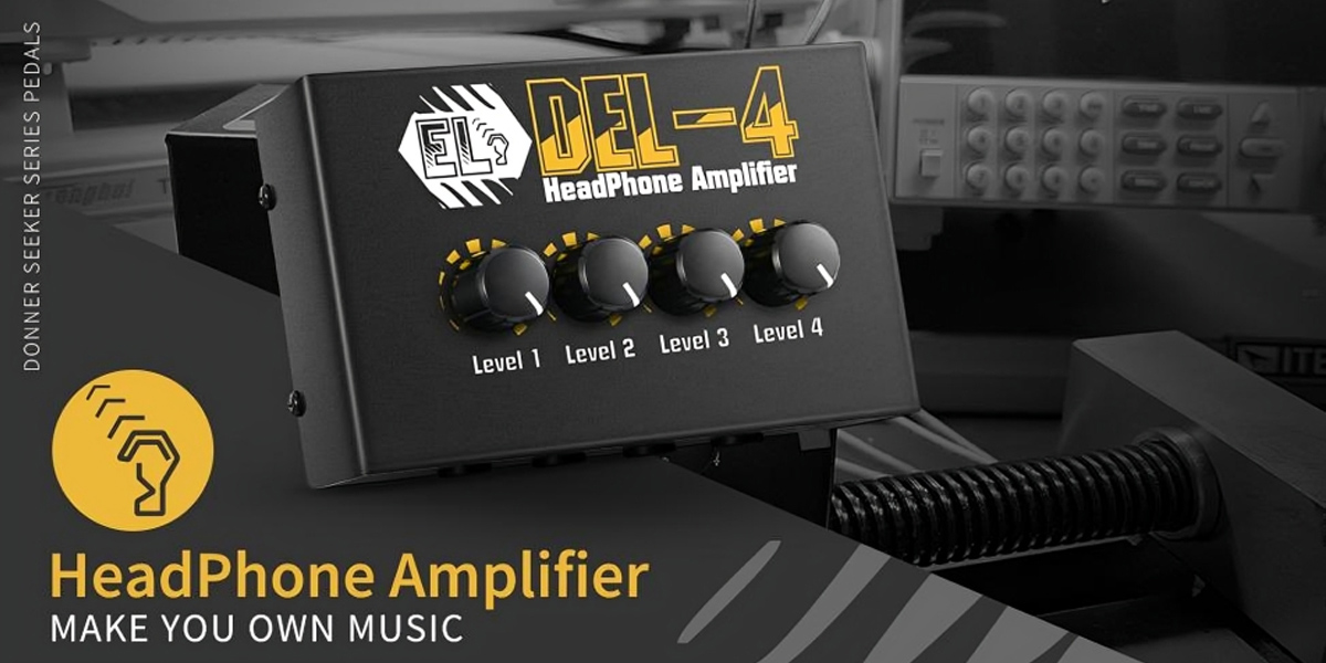 Donner DEL-4 4-Channel Headphone Amplifier