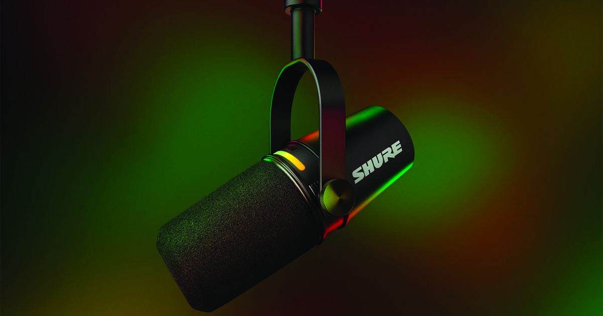 Shure MV7+ Podcast Microphone Black