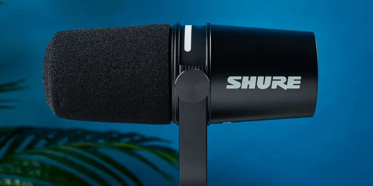 Shure MV7+ Podcast Microphone Black