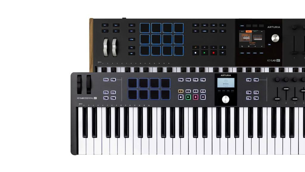 مقایسه میدی کنترلر آرتوریا KeyLab Mk3 و KeyLab Essential Mk3