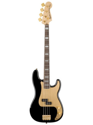 Squier 40th Anniversary Precision Bass Gold Edition Black