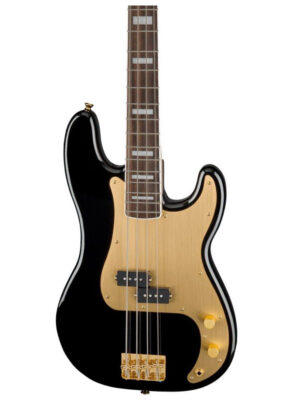 Squier 40th Anniversary Precision Bass Gold Edition Black