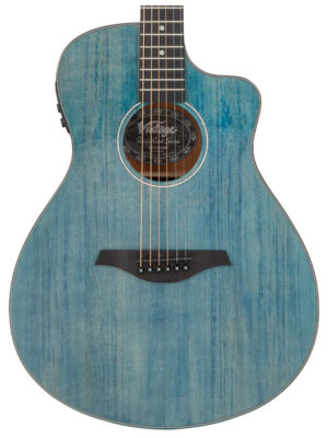 Vintage Pacific Coast Electro-Acoustic Guitar Denim Blue
