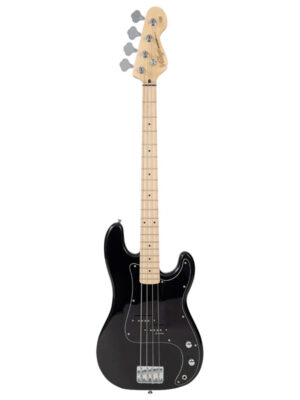 Vintage V40 Maple Coaster Series Bass Guitar Boulevard Black