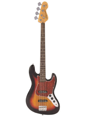 Vintage V49 Coaster Series Bass Guitar 3-Tone Sunburst