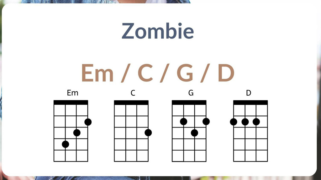 آموزش Zombie از The Cranberries