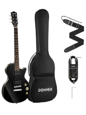 Donner DLP-124B Electric Guitar Kit Black