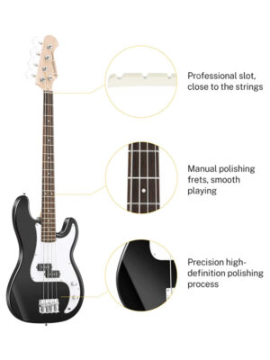 Donner DPB-510D Bass Guitar Kit Black