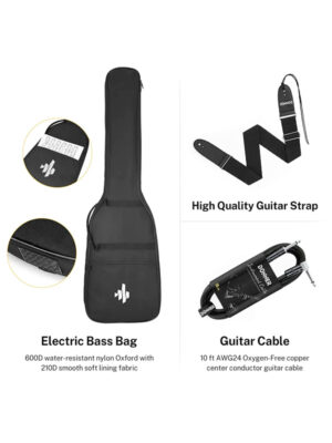 Donner DPB-510D Bass Guitar Kit Black