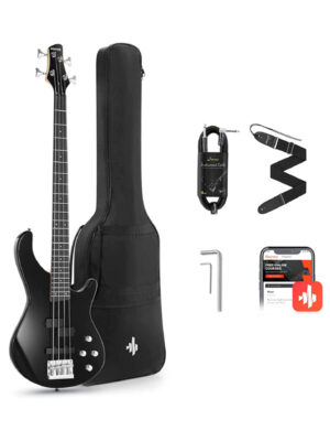 Donner DPJ-100B Bass Guitar Kit Black