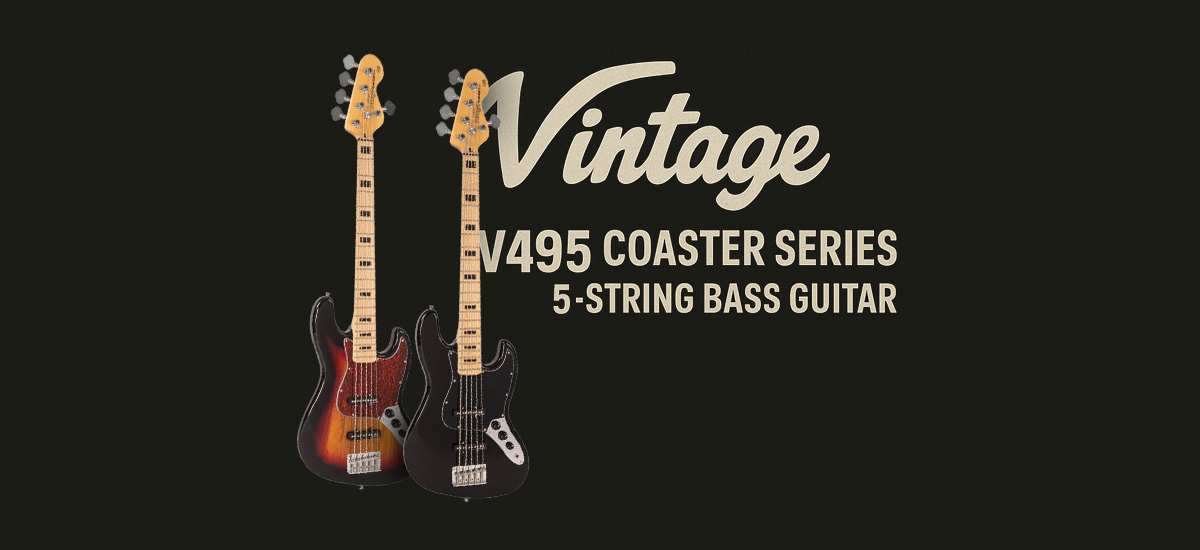 گیتار بیس Vintage V495 Coaster Series