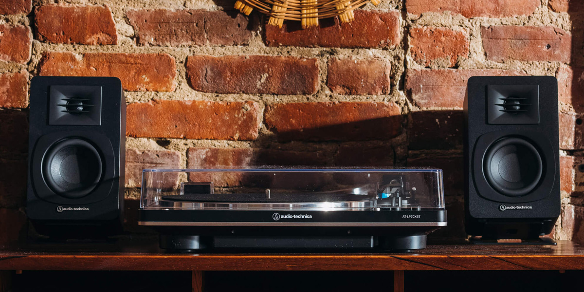 Audio-Technica AT-SP3X Powered Speakers Black