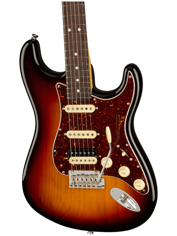 Fender American Professional II Stratocaster HSS Rosewood Fingerboard 3-Color Sunburst - Image 3
