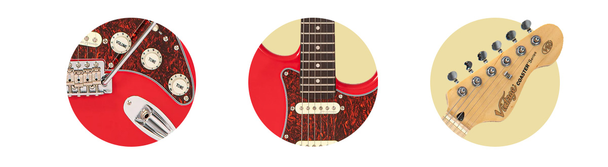 Vintage V60 Maple Coaster Series Gloss Red