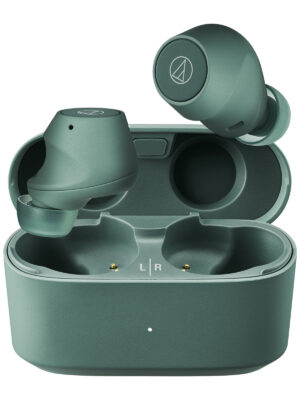 Audio-Technica ATH-CKS30TW+ True Wireless Noise Canceling Earbuds Evergreen