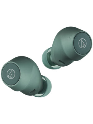 Audio-Technica ATH-CKS30TW+ True Wireless Noise Canceling Earbuds Evergreen