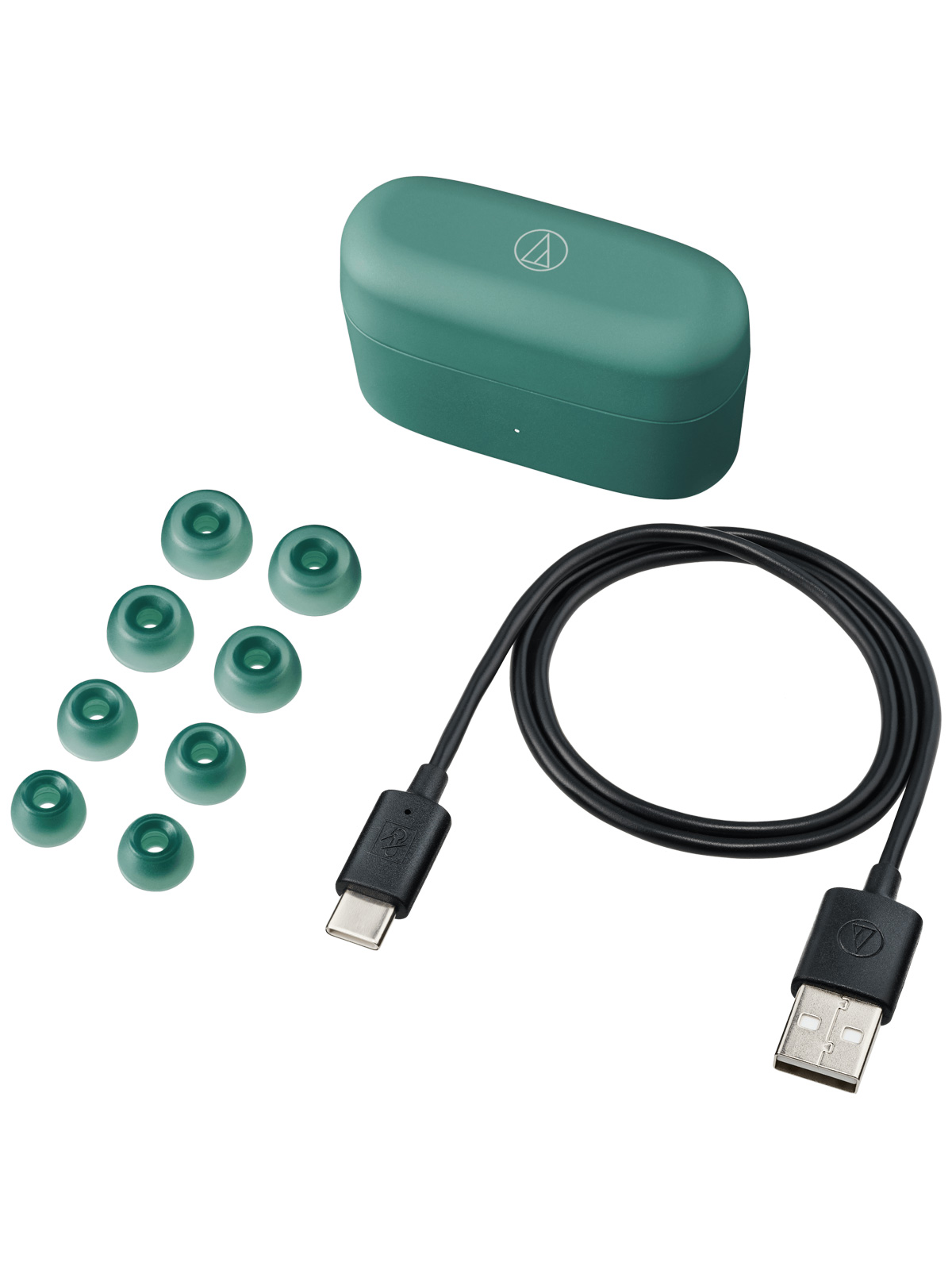 Audio-Technica ATH-CKS30TW+ True Wireless Noise Canceling Earbuds Evergreen