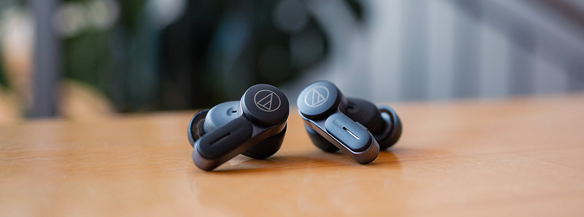 Audio-Technica ATH-TWX7 True Wireless Noise Canceling Ash Black