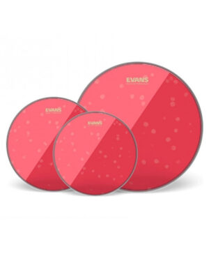 Alternative view of Evans Hydraulic Red Rock Tom Drumhead Pack (10", 12", 16") with 14" UV1 Snare Batter