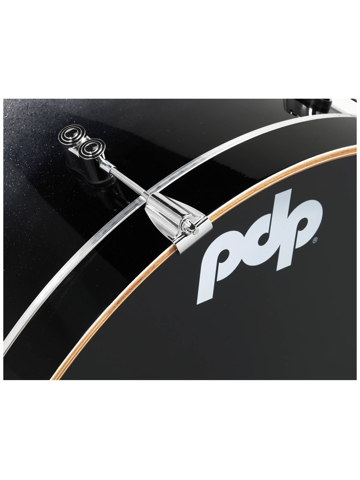 PDP Concept Maple 5-Piece Shell Pack Silver To Black Fade Lacquer