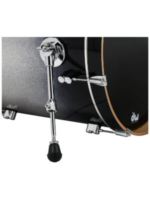 PDP Concept Maple 5-Piece Shell Pack Silver To Black Fade Lacquer