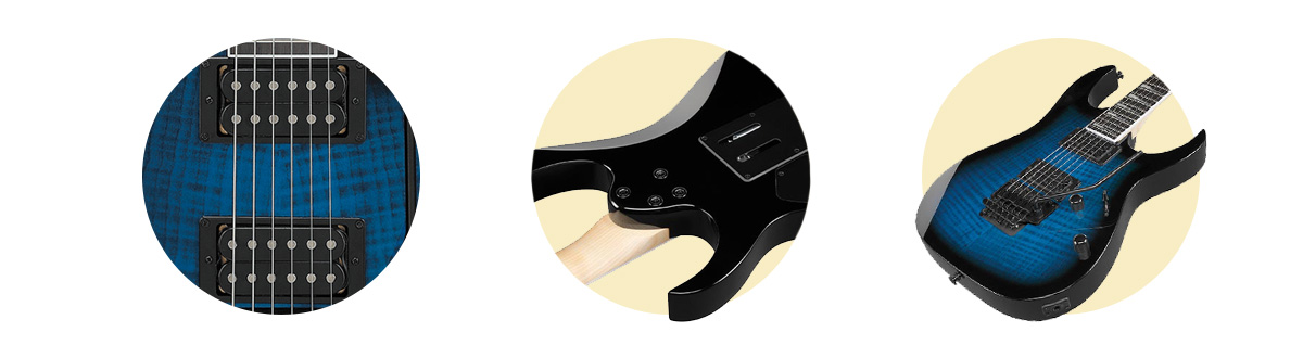 Ibanez GRG320FA Transparent Blue Sunburst